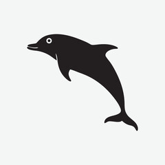 High-Quality Dolphin Silhouette Vectors | Elegant and Artistic Dolphin Silhouettes