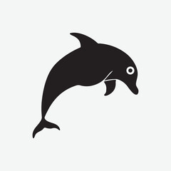 High-Quality Dolphin Silhouette Vectors | Elegant and Artistic Dolphin Silhouettes