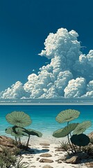 Vibrant Summer Mobile Wallpaper for a Fresh Start
