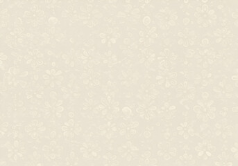 Soft beige flower motif, presenting an understated and elegant decorative background