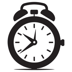 Stop watch timer flat icon vector illustration, Chronometer pictogram, alarm clock icon