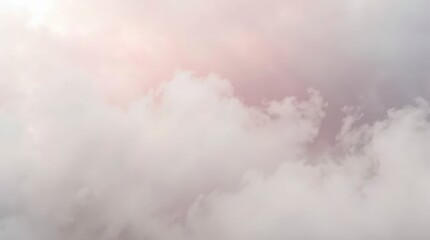 Obraz premium Pastel Sky with Dreamy Clouds