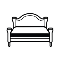 sofa isolated on white background