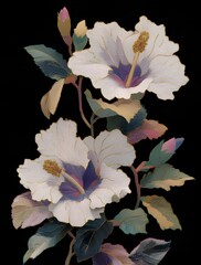 pink and white flowers