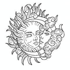 sun and moon