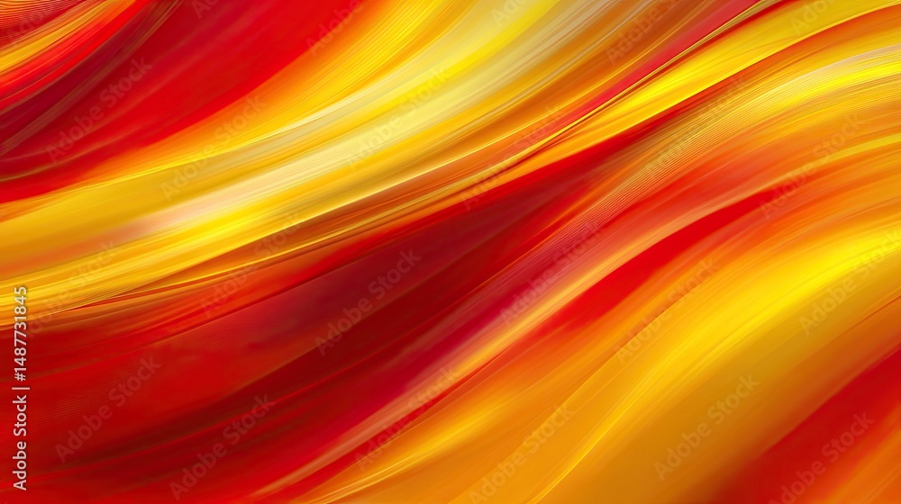 Poster a vibrant blur of colorful autumn leaves illuminated by soft sunlight. creating a warm and inviting 