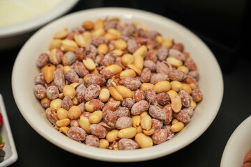 dried fruits and nuts in bowl