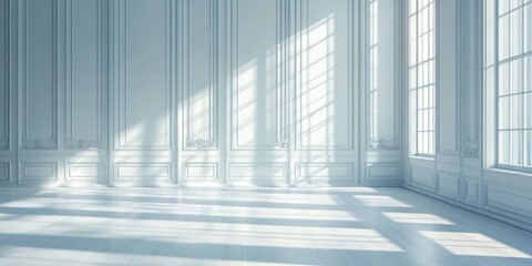 Fototapeta premium Elegant Light-Filled Room