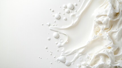 White Liquid Splash and Swirl Background liquid splash swirl background motion abstract texture milk