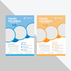 Travel Agency Marketing Flyer Template