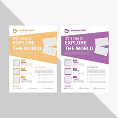 Travel Agency Marketing Flyer Template