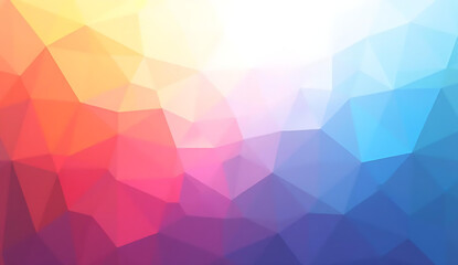 Fototapeta premium Abstract Polygon Gradient Background with Vibrant Color Transition