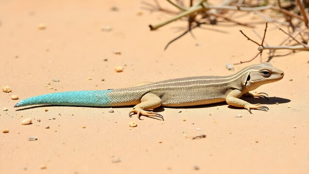 Desert animal Sanda in Saudi Arabia