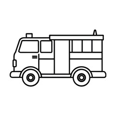 vector illustration of a truck