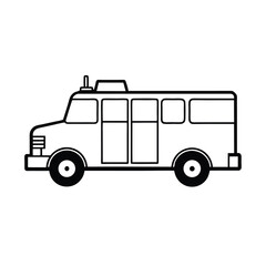 fire truck emergency vehicle silhouette