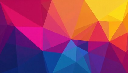 Obraz premium Abstract geometric shapes, vibrant colors, perfect for website backgrounds, design element, infinite background, line