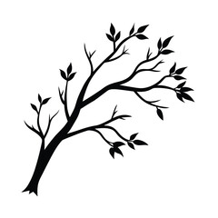 vector tree silhouette