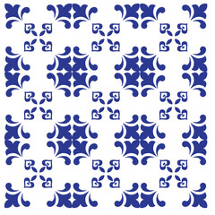 Decor pattern template repeating flora sketch in illustration