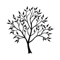 tree silhouette vector