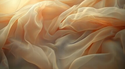 Obraz premium Elegant draped fabric texture