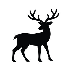 Fototapeta premium Adobe Illustrator Artwork deer silhouette