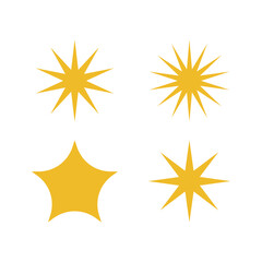 yellow starlight burst icon
