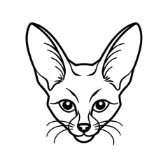vector illustration of a cat