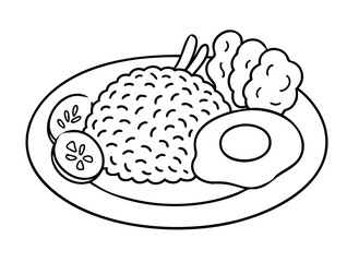 Nasi Goreng Indonesia Street Food