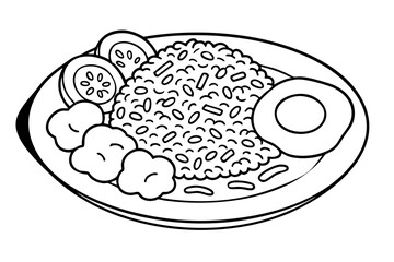 Nasi Goreng Indonesia Street Food