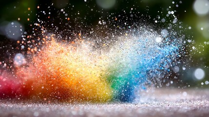 Colorful Powder Explosion
