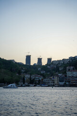 İstanbul skyline at sunset