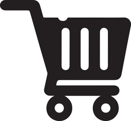 Shopping cart vector icon