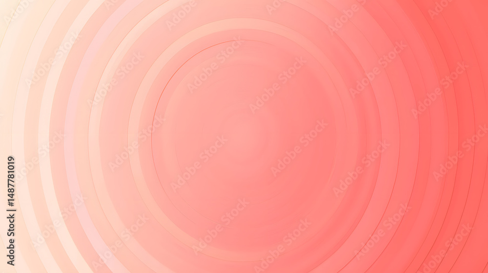 Poster creating a soft coral gradient digital art online graphic design abstract radial soft gradient effec