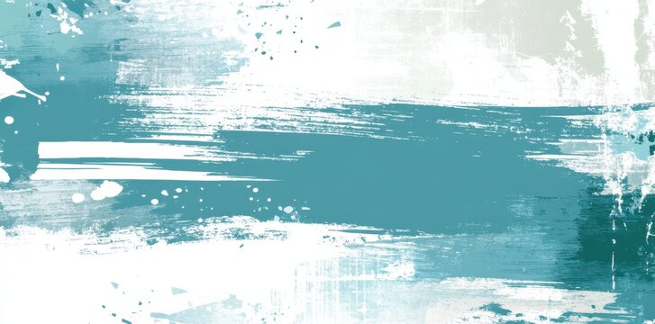 Artistic depiction of a cross in various teal hues, characterized by a rough texture, and positioned on a background that leaves room for the inclusion of text, including scripture, quotes, or lyrics