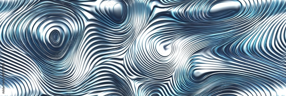 Poster Vibrant abstract textures create a mesmerizing visual experience with flowing patterns and dynamic shapes