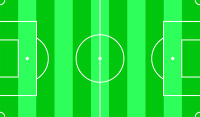 soccer field with green grass