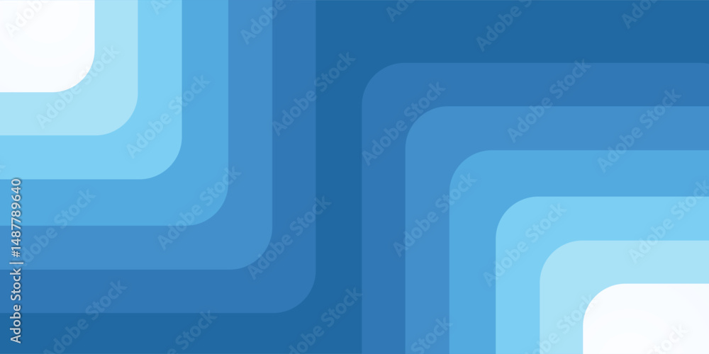 Poster vector blunt angle shape paper cut dynamic blue gradient abstract background
