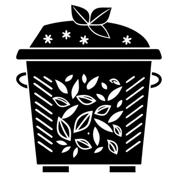 Compost Bin clip art preview