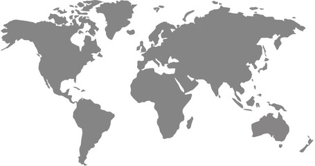  vector map of the world