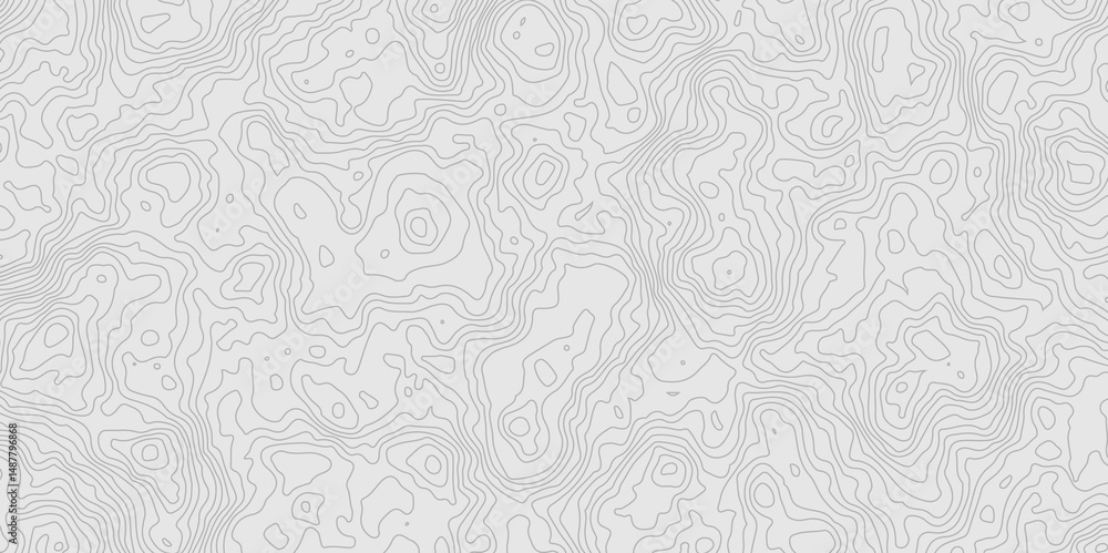 Poster geographic world topography map grid abstract. topo map with elevation. contour map. abstract topogr