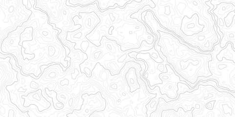 Geographic World Topography map grid abstract. Topo map with elevation. Contour map. Abstract topographic contour map on white background concept.