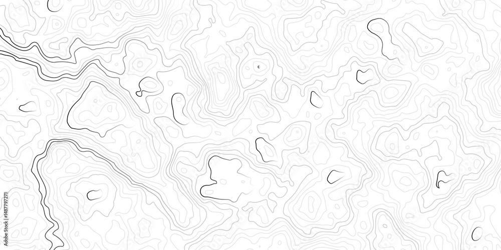 Poster geographic world topography map grid abstract. topo map with elevation. contour map. abstract topogr