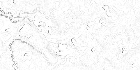 Geographic World Topography map grid abstract. Topo map with elevation. Contour map. Abstract topographic contour map on white background concept.
