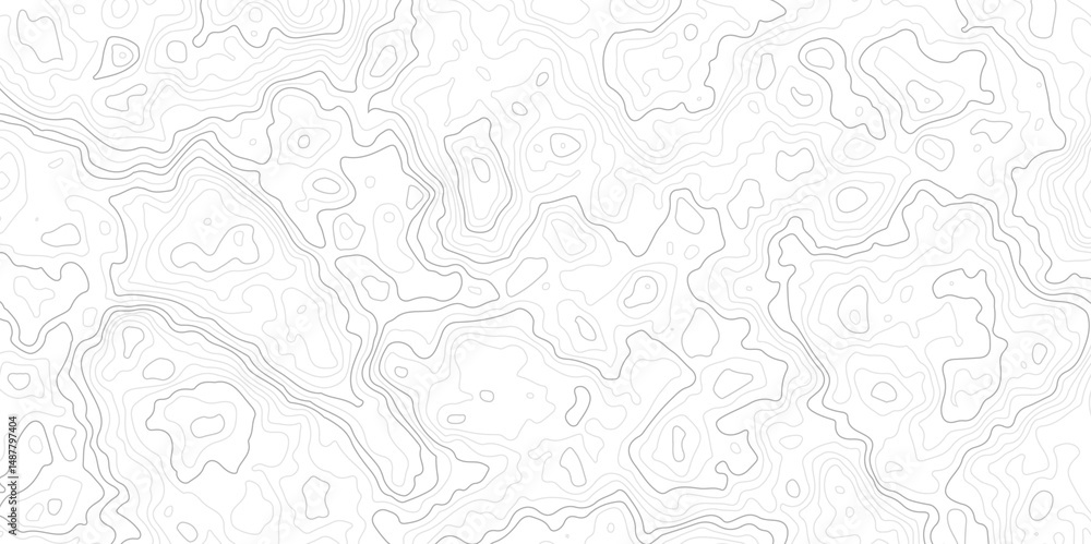 Poster abstract topographic contour map on white background concept. topo map with elevation. contour map. 