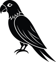 Obraz premium Parrot Silhouette Vector Art