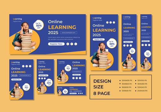E Learning Web Banner Design