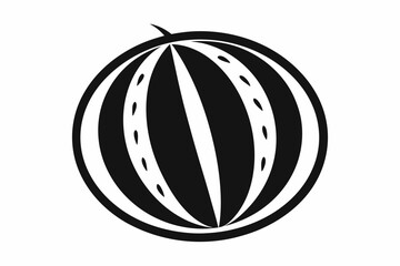 watermelon vector on white background