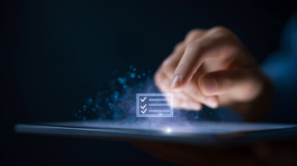 Holographic Identity Verification Interface for Digital Security Technology