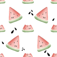 watermelon seamless pattern