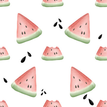 watermelon seamless pattern